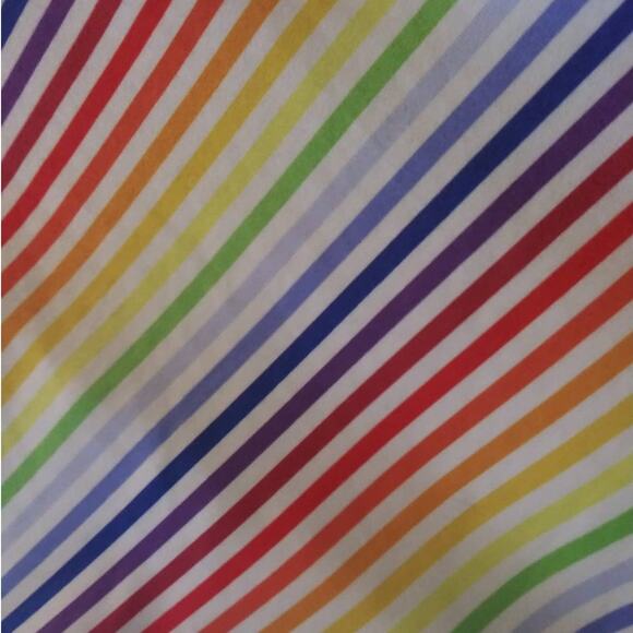 Rainbow Colorful Striped Sleeveless Bodysuit Funky Pride Y2K Sz Medium - Picture 3 of 4